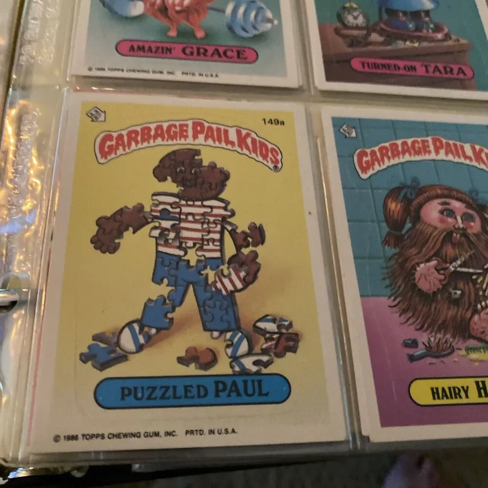 Garbage Pail Kids Vintage Complete Original Serie 1-10 1985-1987 Rare Cards